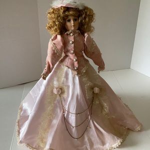 Dynasty Vintage Porcelain Doll Samantha